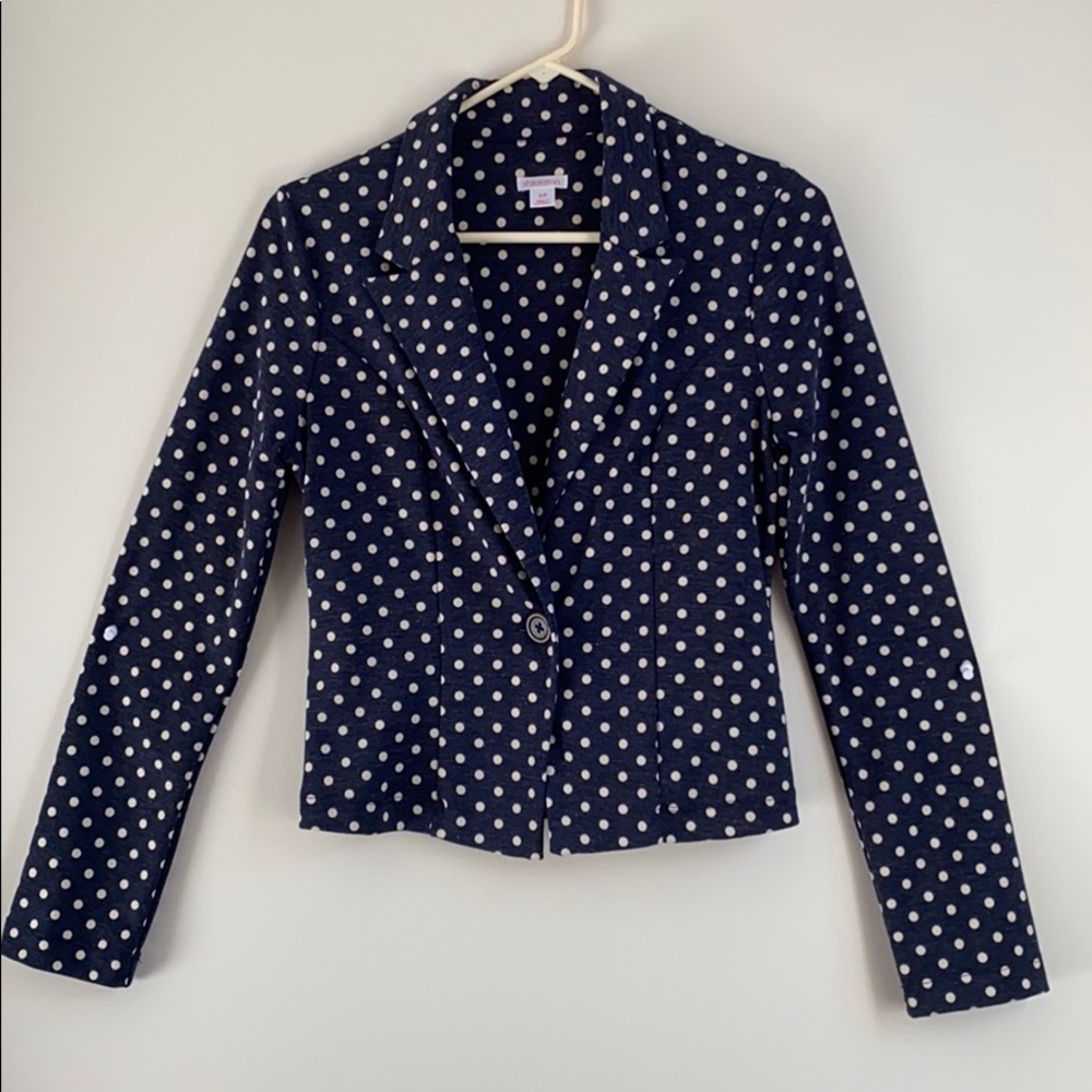 Polka Dot Blazer